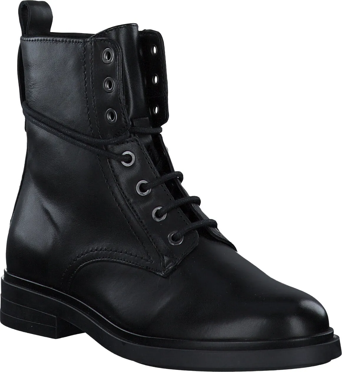 Damen-Schnürboots 102001000031 (Schwarz)