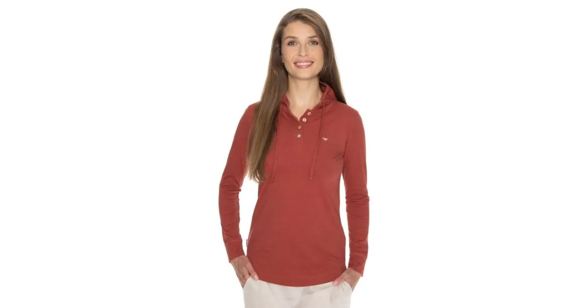 Damen T-Shirt BUSHMAN IZARA rot S
