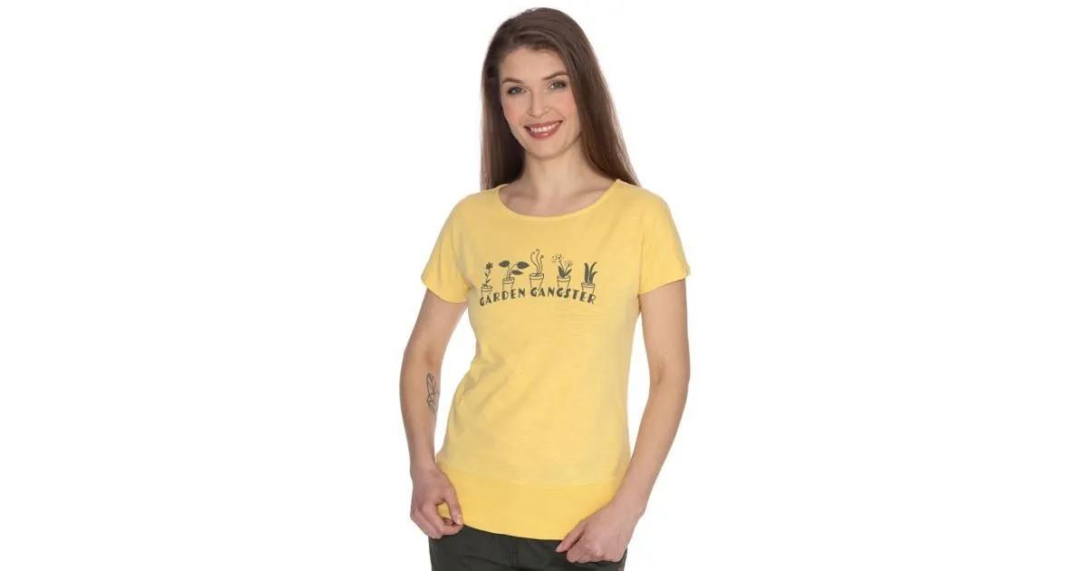 Damen T-Shirt BUSHMAN MARLA gelb