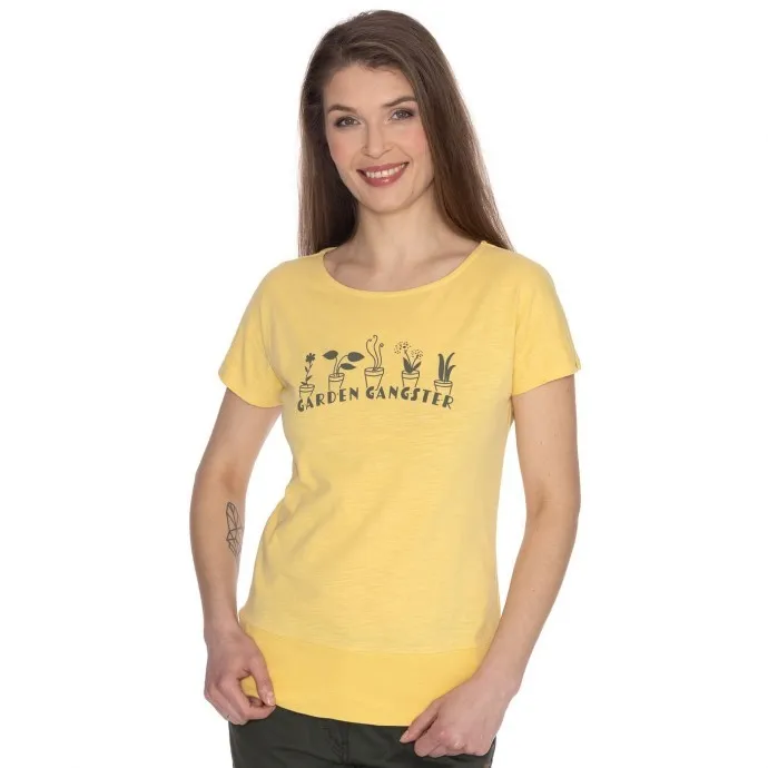 Damen T-Shirt BUSHMAN MARLA gelb