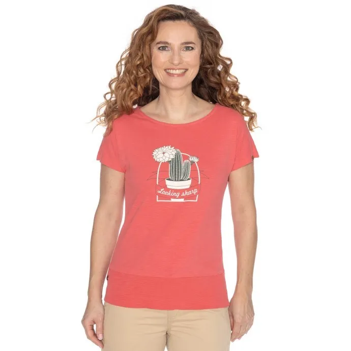 Damen T-Shirt BUSHMAN MARLA rot
