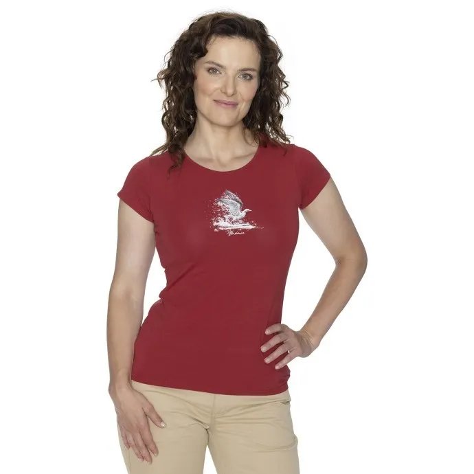 Damen T-Shirt BUSHMAN TIMEA rot M