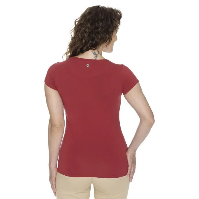 Damen T-Shirt BUSHMAN TIMEA rot M