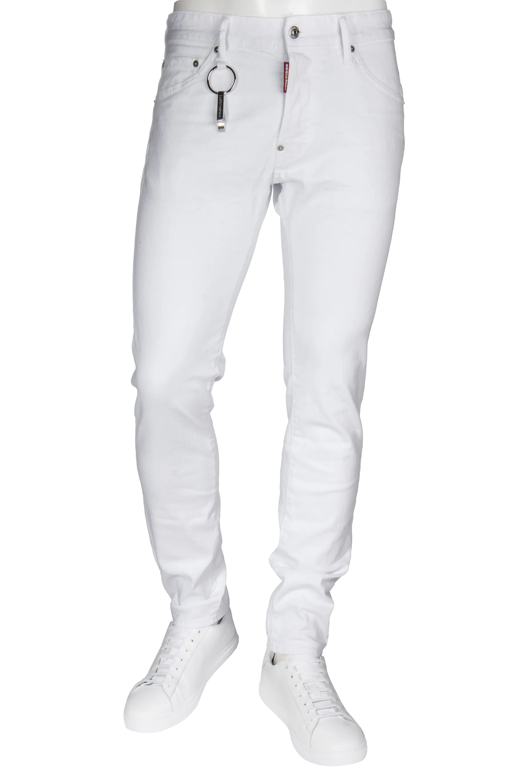 DSQUARED2 White Bull Washed Cool Guy Jeans  
