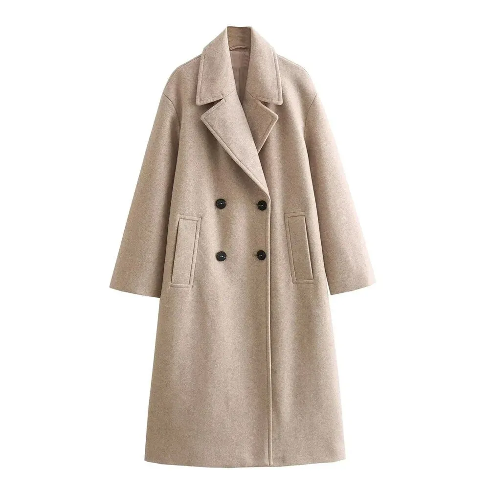 Heidi-Mode | lange schicke für Frauen | Elegantes Design - warmer Wintermantel