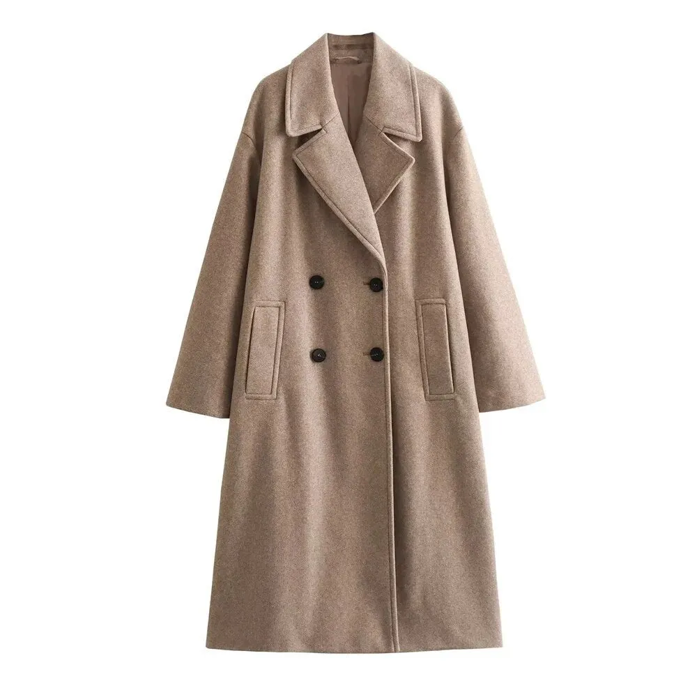 Heidi-Mode | lange schicke für Frauen | Elegantes Design - warmer Wintermantel
