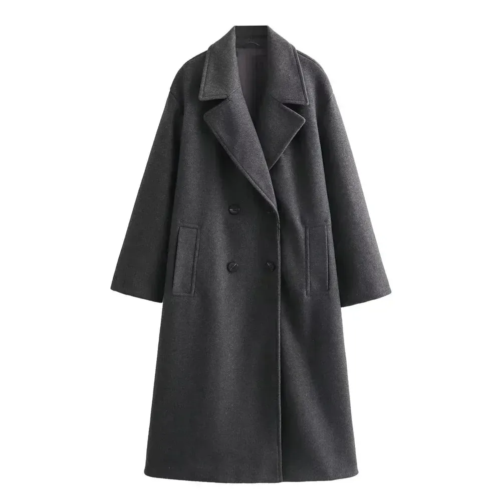 Heidi-Mode | lange schicke für Frauen | Elegantes Design - warmer Wintermantel