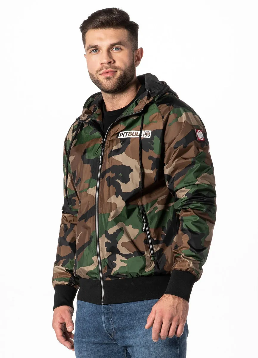 Herren übergangsjacke mit Kapuze Athletic Logo