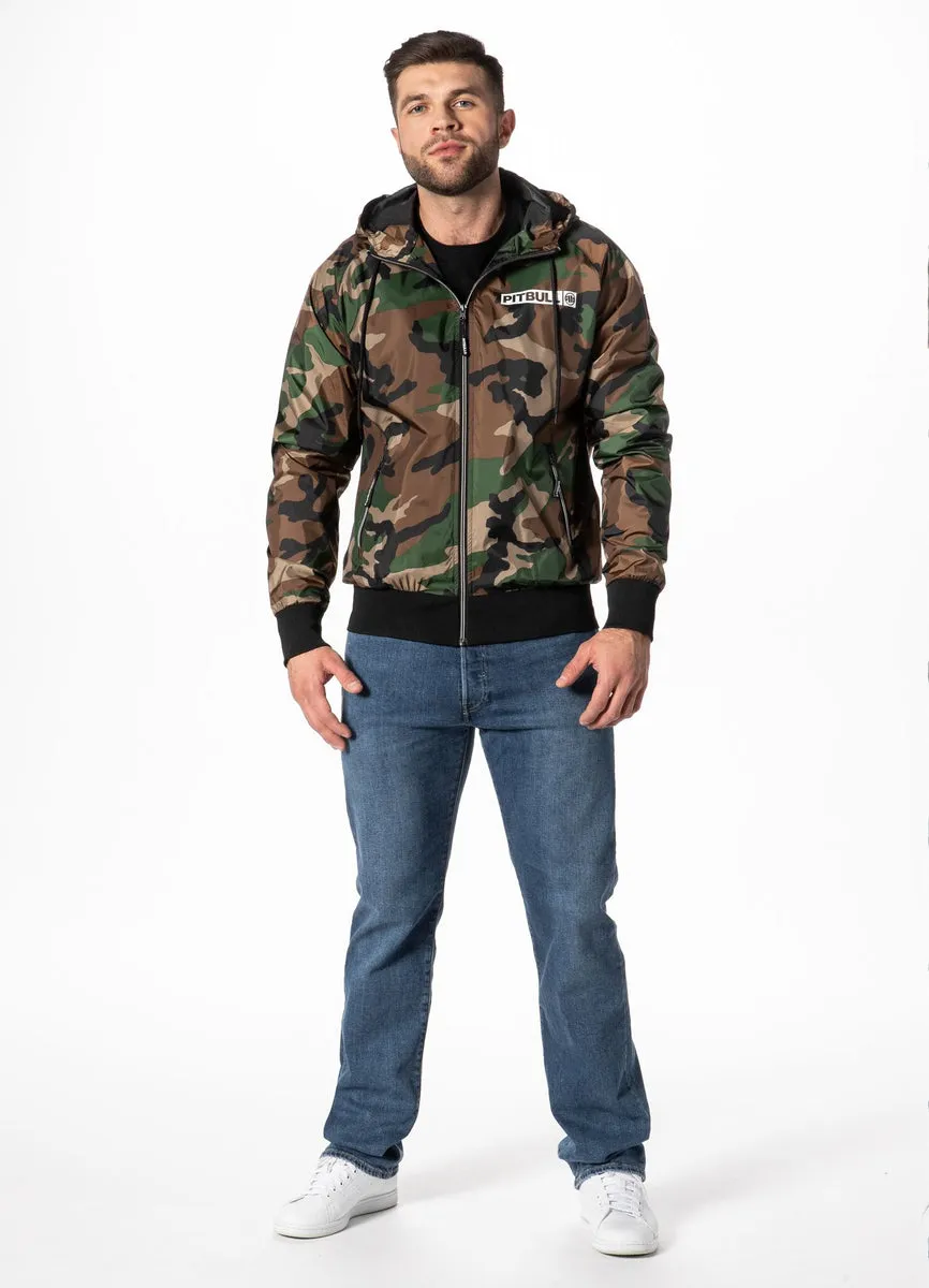 Herren übergangsjacke mit Kapuze Athletic Logo