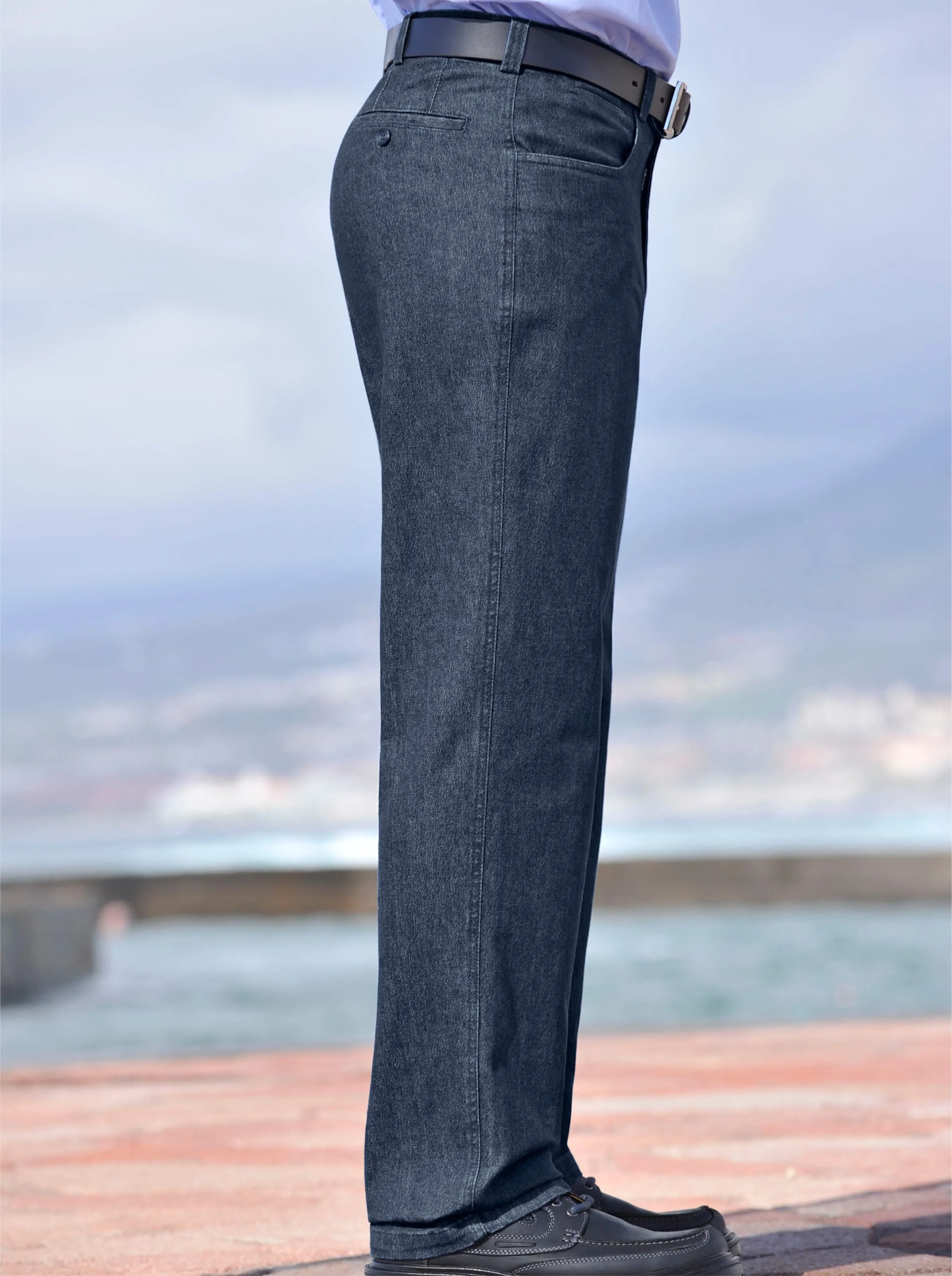 Jeans in jeansblau