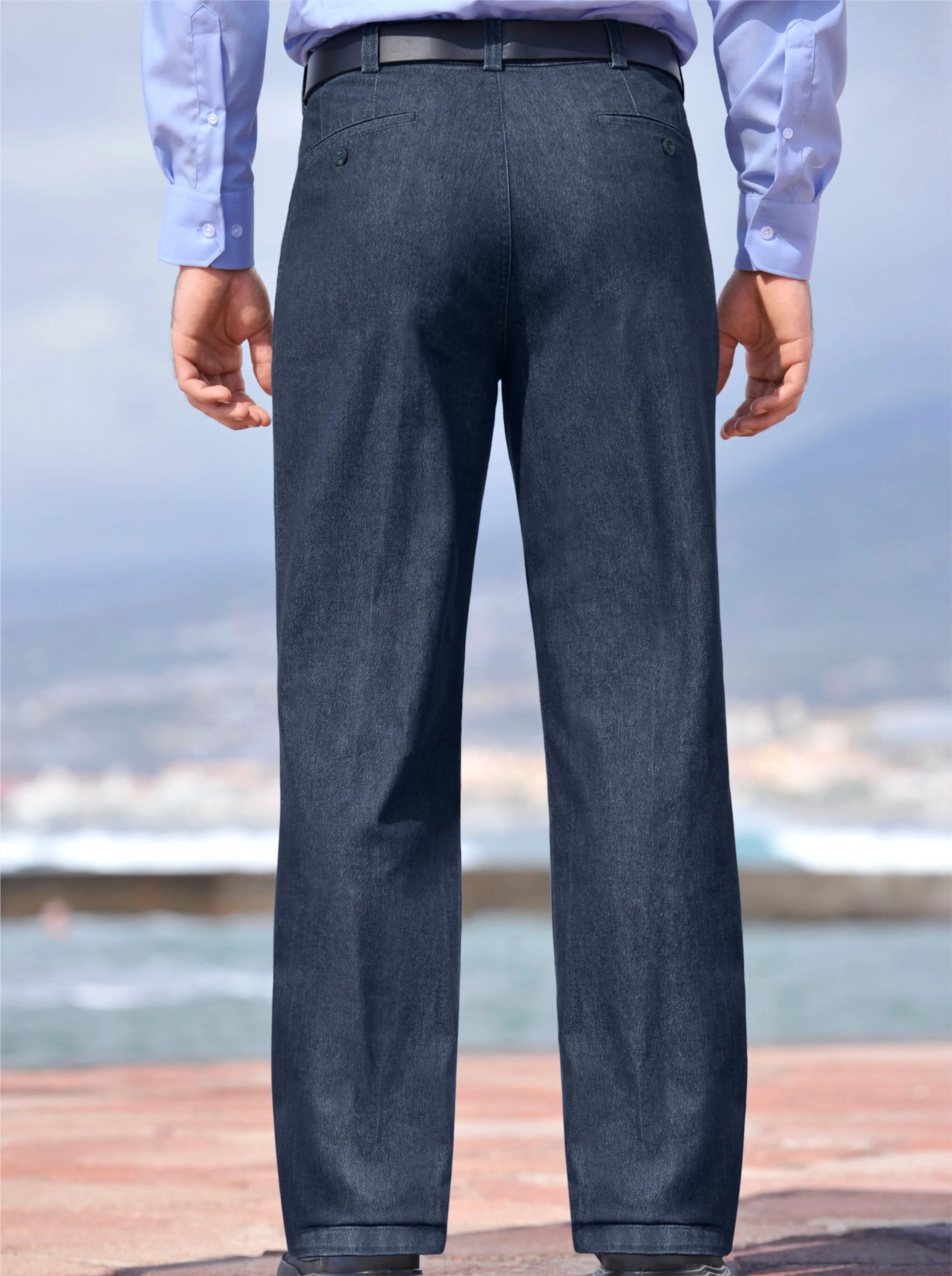 Jeans in jeansblau