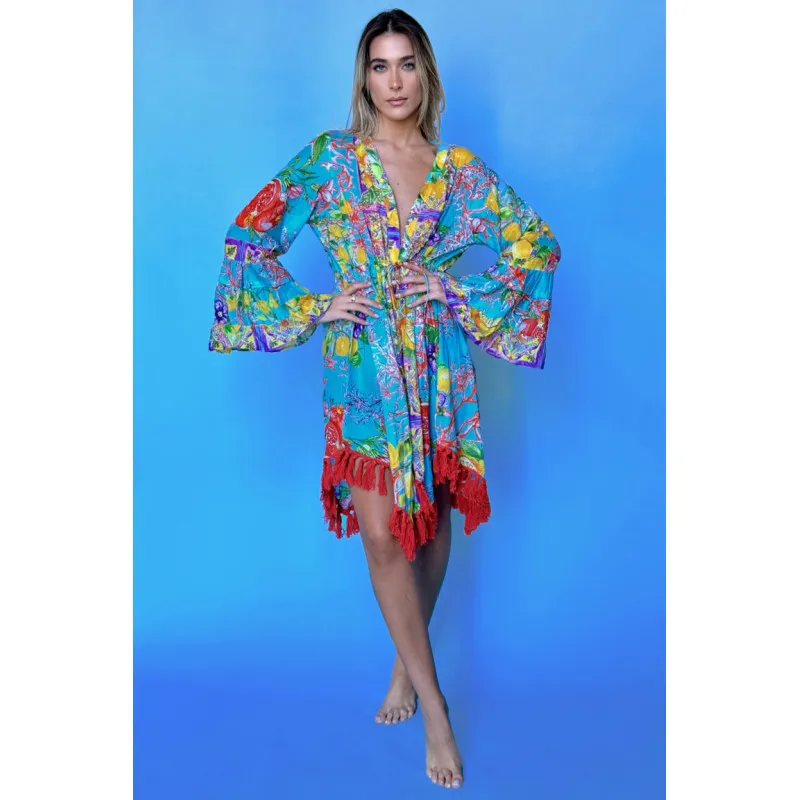 KLEID LIMON 33 VON ANTICA SARTORIA "LEONI AL SOLE"