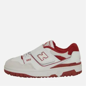 New Balance Kinder 550 Bungee Schnürschuhe Weiß