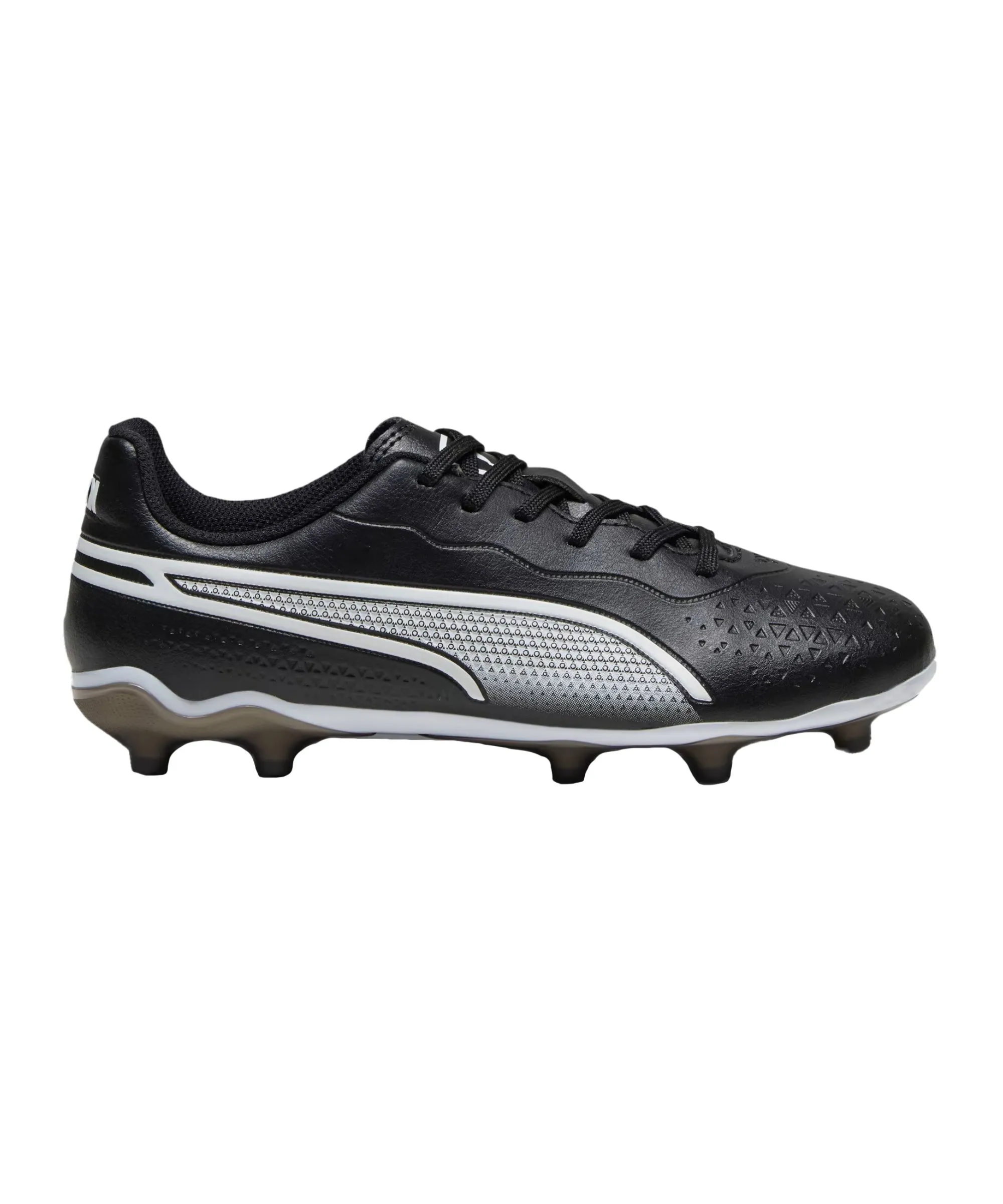 PUMA KING Match FG/AG Eclipse Jr Kids Schwarz Weiss F01