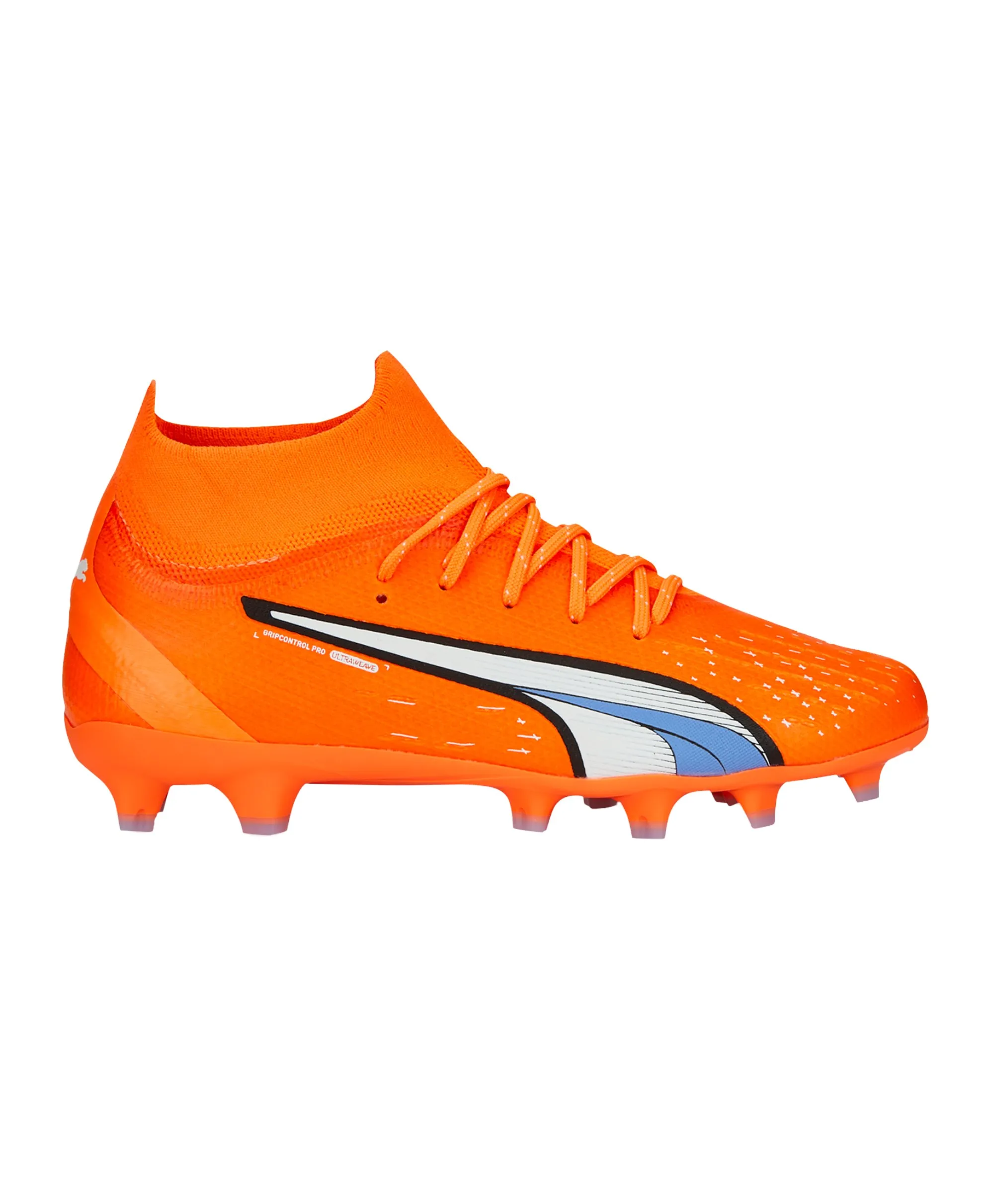 PUMA ULTRA Pro FG/AG Supercharge Kids Orange F01