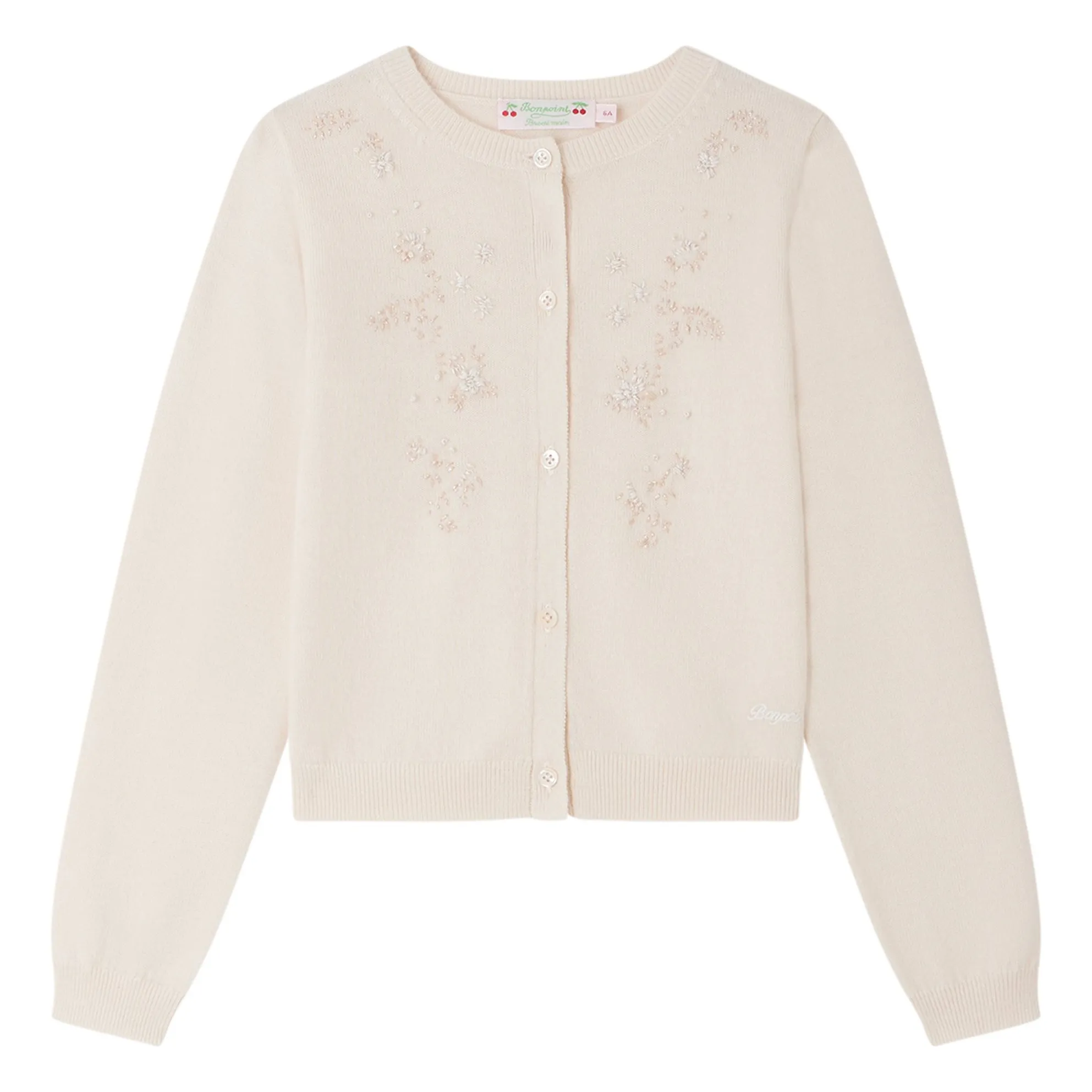 Strickjacke Goethe Wolle | Seidenfarben